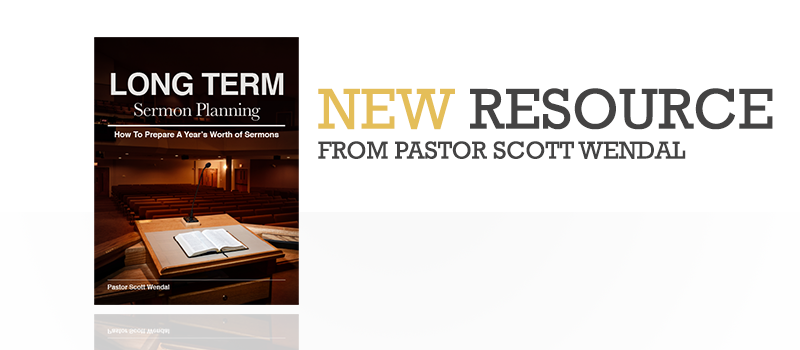 New Free E-book: Long Term Sermon Planning